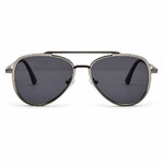 Double Bridge Cartier Aviator Silver Sunglasses (2)