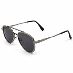 Double Bridge Cartier Aviator Silver Sunglasses (3)