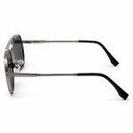 Double Bridge Cartier Aviator Silver Sunglasses (4)