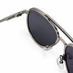 Double Bridge Cartier Aviator Silver Sunglasses (5)