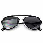 Double Bridge Dior Aviator Black Sunglasses (5)