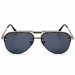 Double Bridge Dior Aviator Geometric Silver Sunglasses (1)