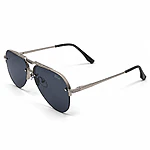 Double Bridge Dior Aviator Geometric Silver Sunglasses (2)