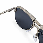 Double Bridge Dior Aviator Geometric Silver Sunglasses (4)