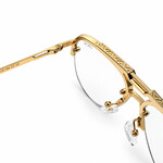 Double Bridge Dior Geometric Golden Eyeglasses (4)