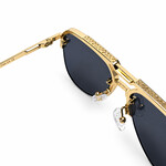 Double Bridge Dior Geometric Golden Sunglasses (3)